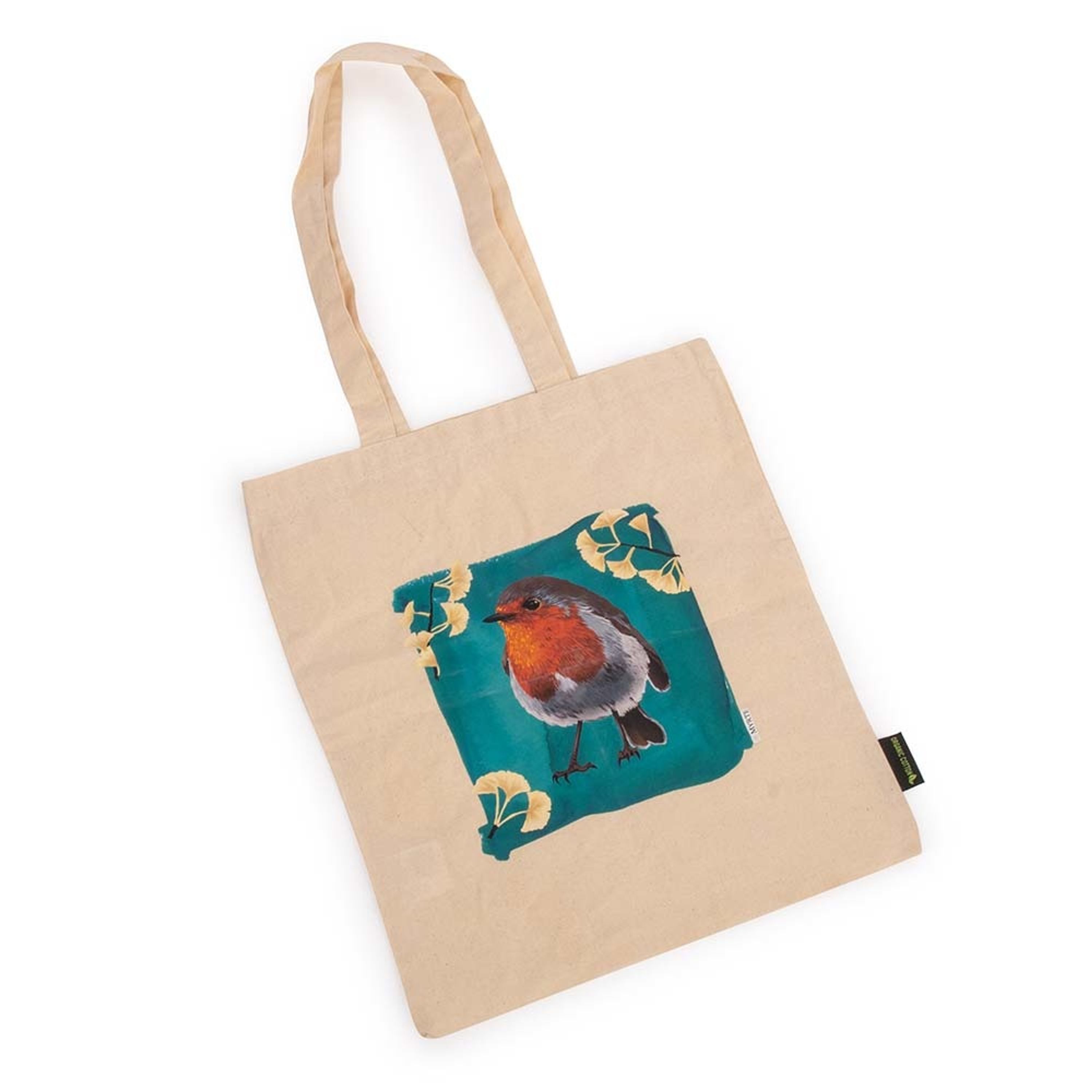 Baumwolltasche Rotkehlchen (Myrte) | CJ Wildlife