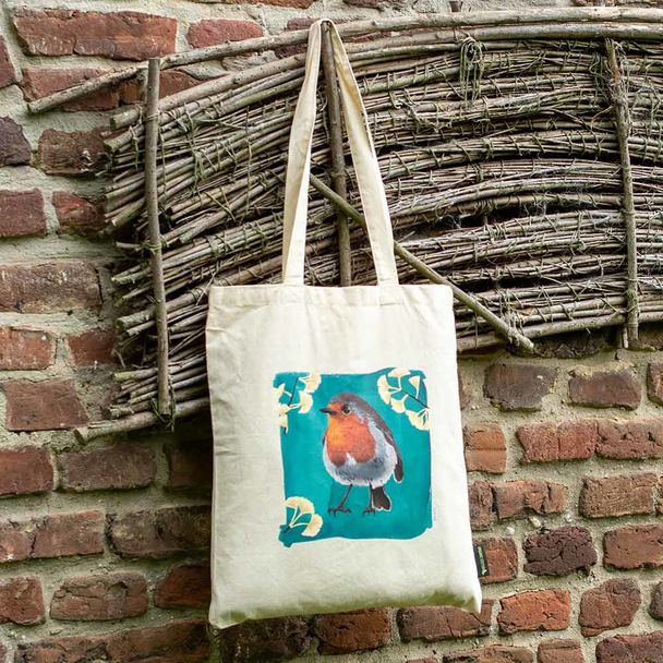 Sac en coton rouge-gorge - Myrte