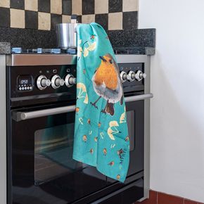 Kökshandduk, Rödhake - Myrte