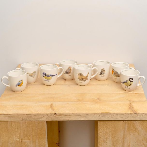 Tassen-Set Gartenvögel (Elwin van der Kolk)