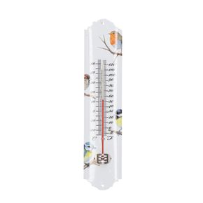 Thermometer aquarel vogels