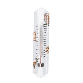 Thermometer aquarel bosdieren
