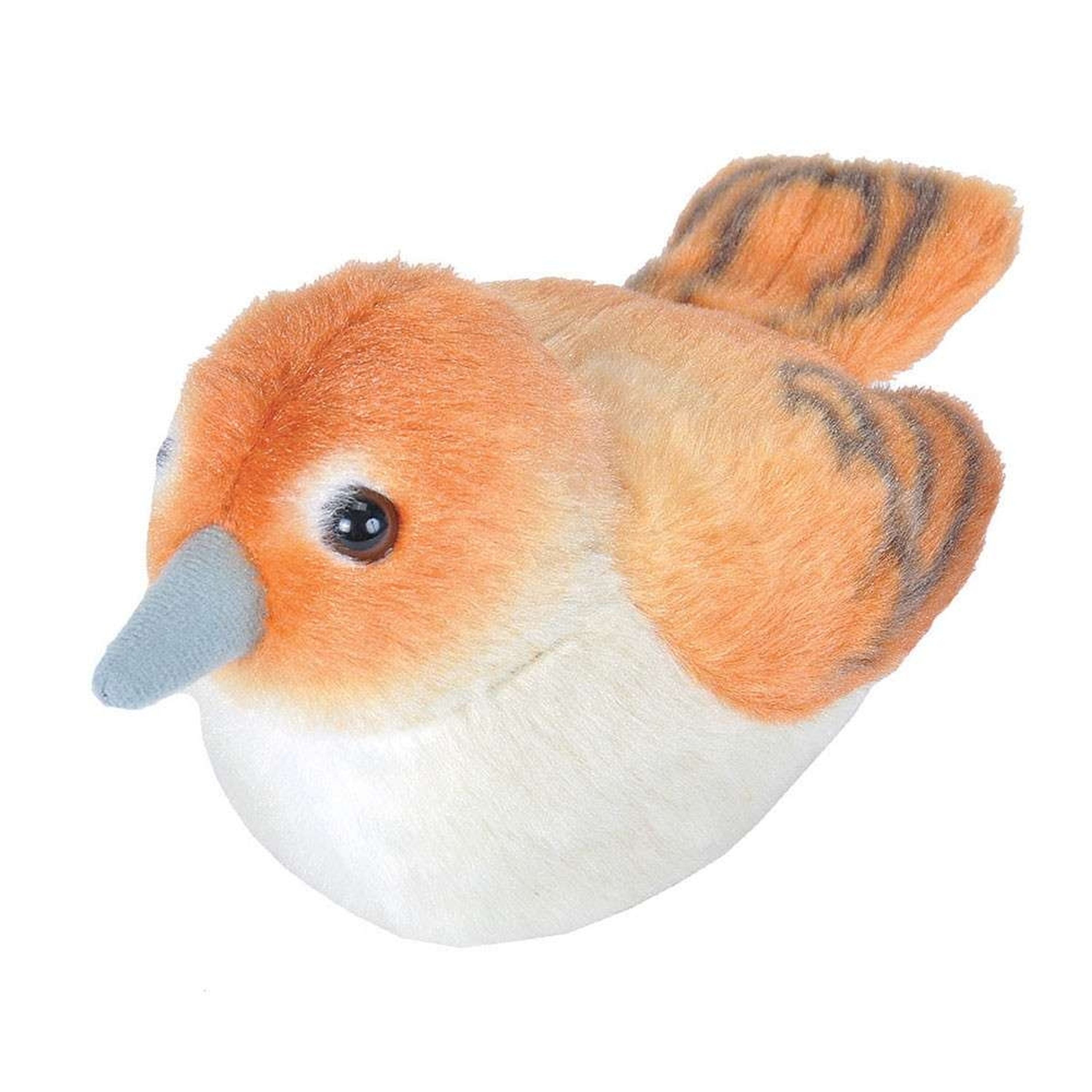 Vogelknuffel met geluid – Nachtegaal | Vivara |  | Partner van Vogelbescherming Nederland