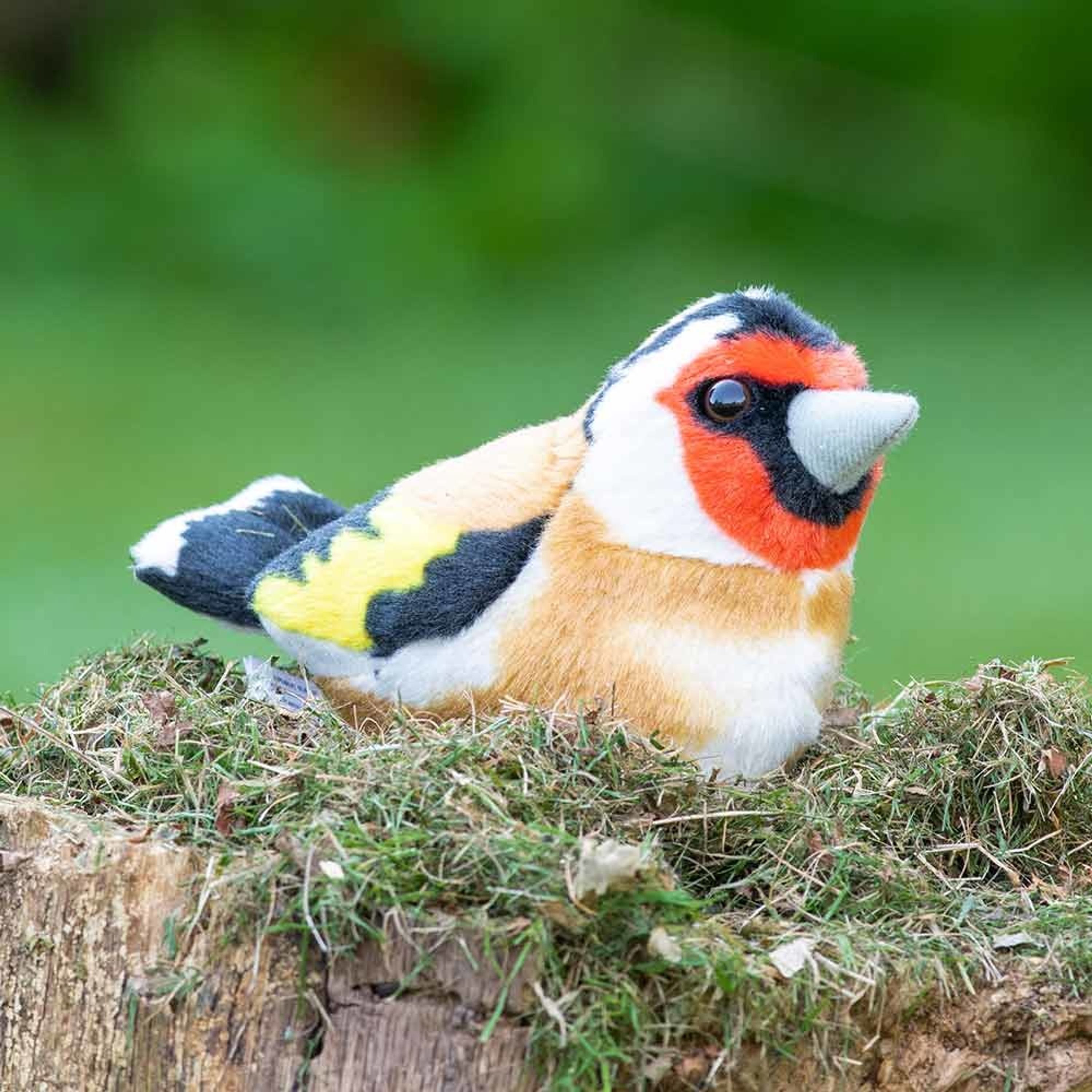 Vogelknuffel met geluid – Putter | Vivara |  | Partner van Vogelbescherming Nederland