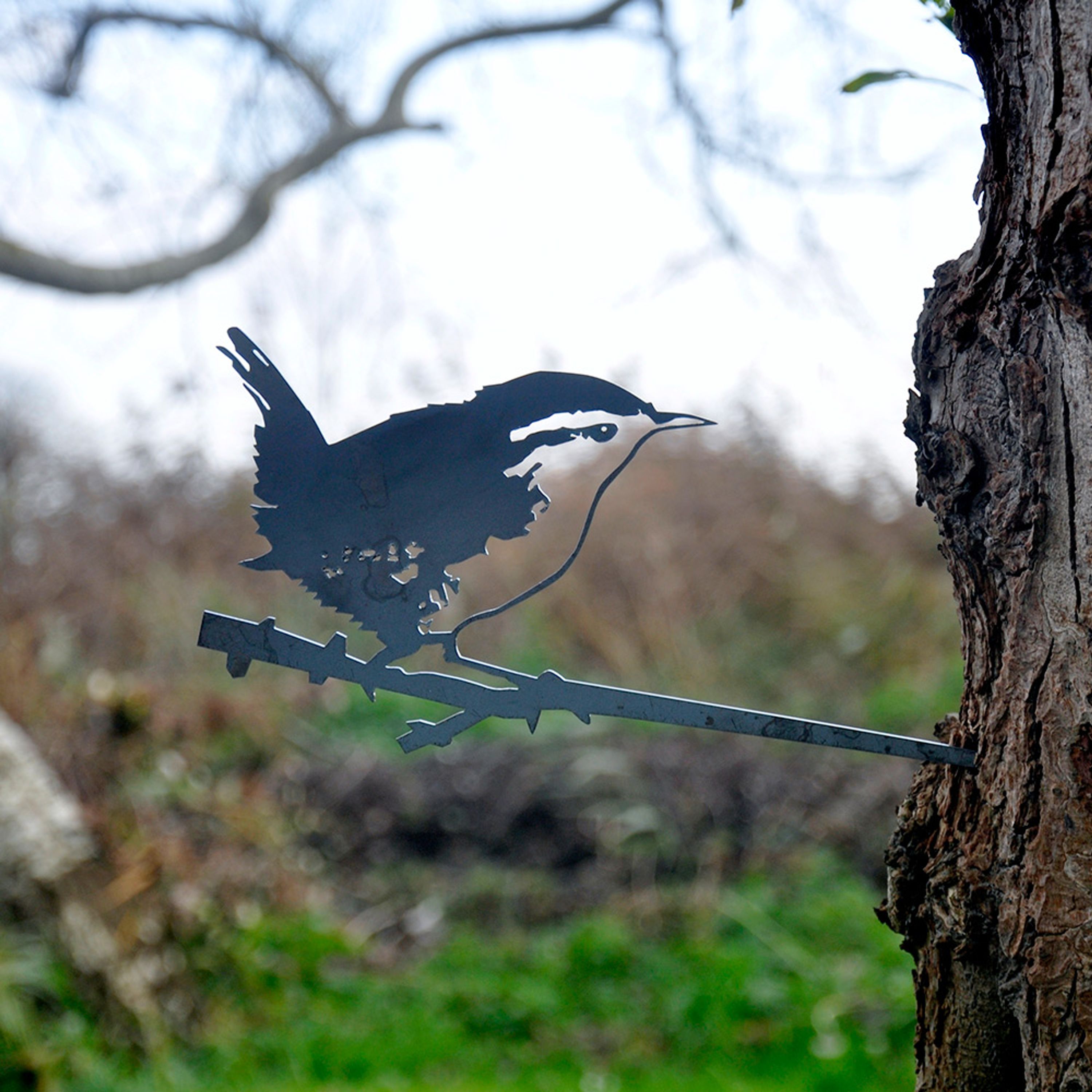 Meilleurs prix pour Troglodyte | Décoration Jardin | Décorations Métal | Acier Corten | Oiseau metal | Metalbird