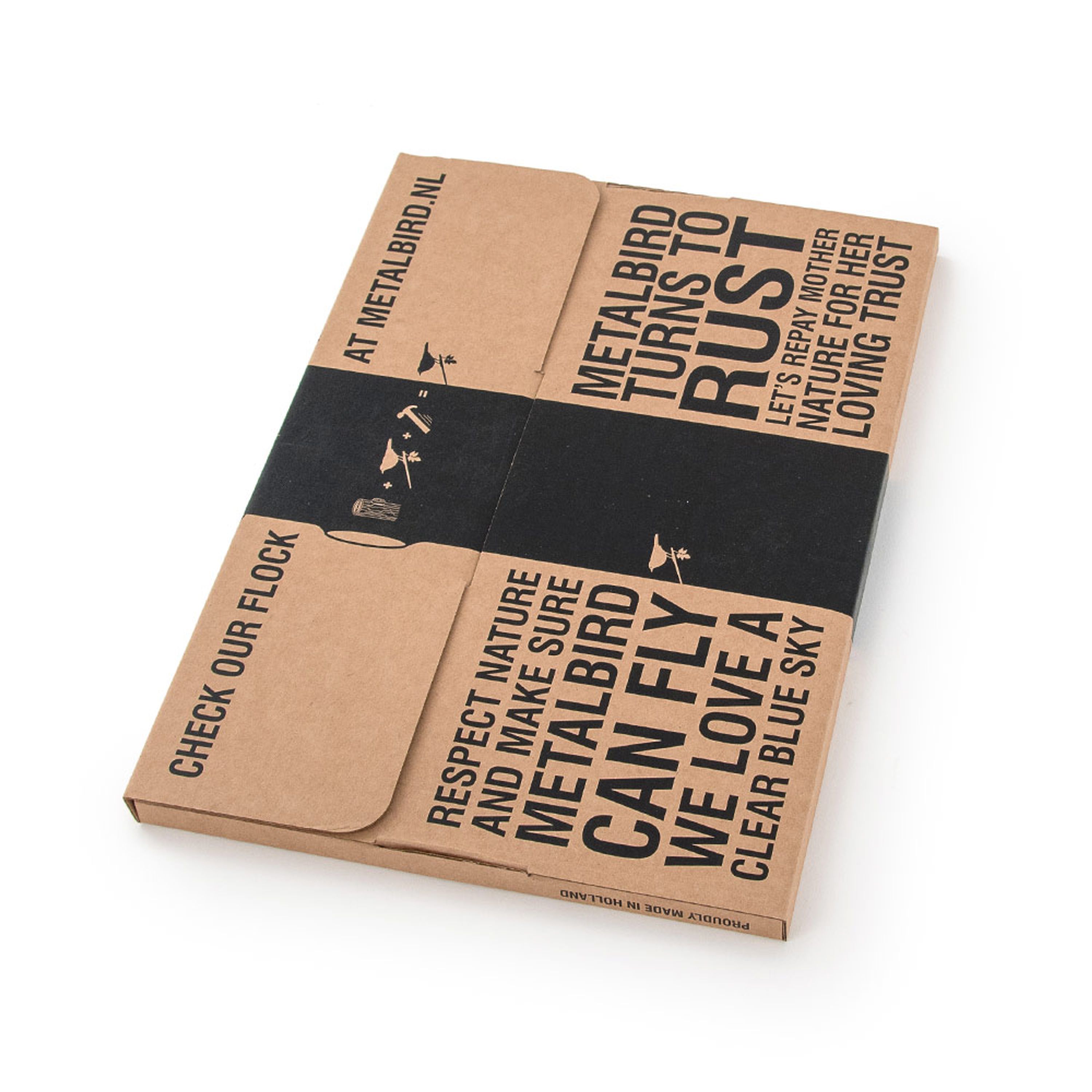 Metalbird Rotkehlchen aus Metall | Metalbird