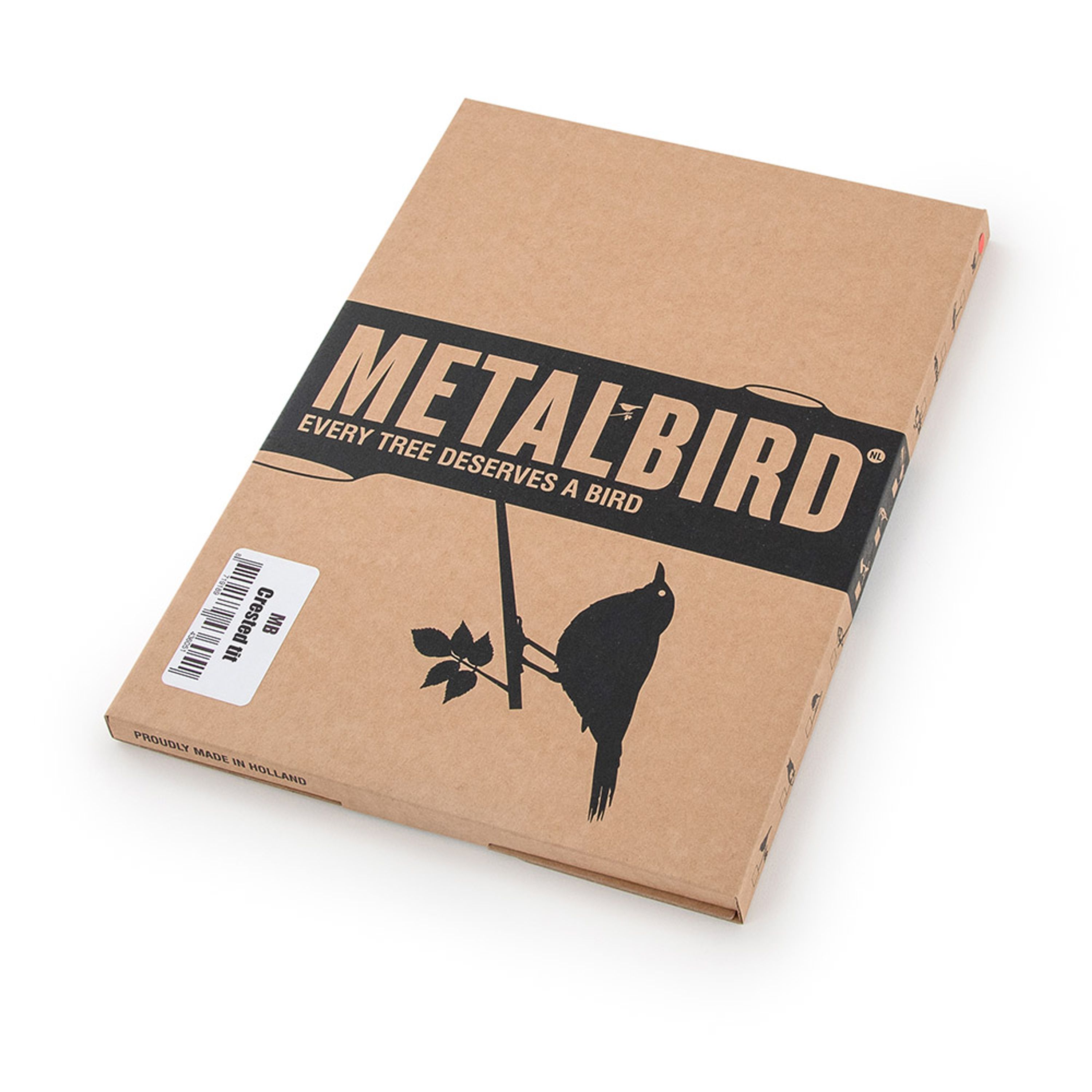 Metalbird Haubenmeise aus Metall | Metalbird