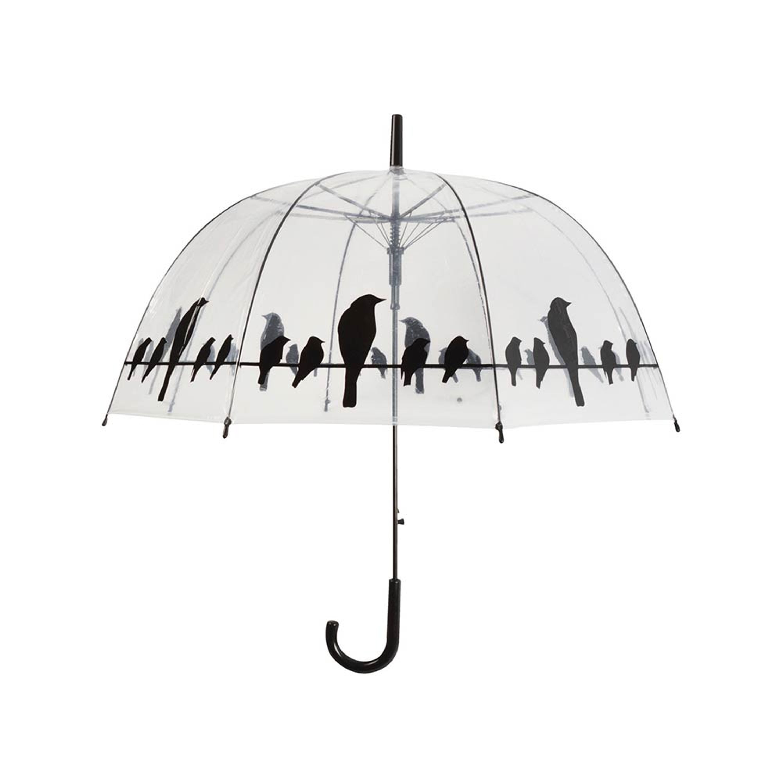 Meilleurs prix pour Parapluie avec silhouettes d’oiseaux | Parapluie Transparent | Silhouettes Oiseaux | Parasols et parapluies | Vivara