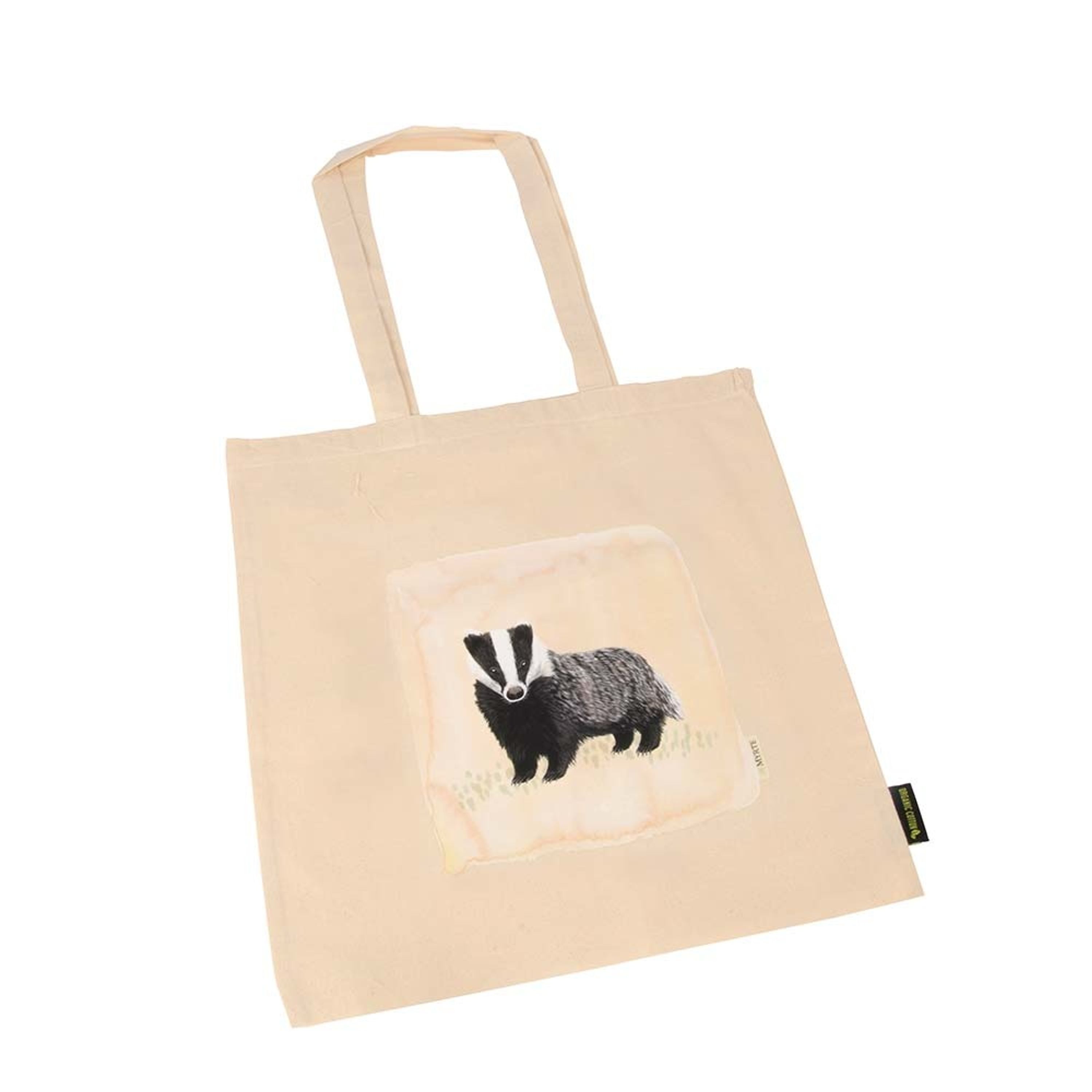 Baumwolltasche „Dachs“ - Myrte | CJ Wildlife