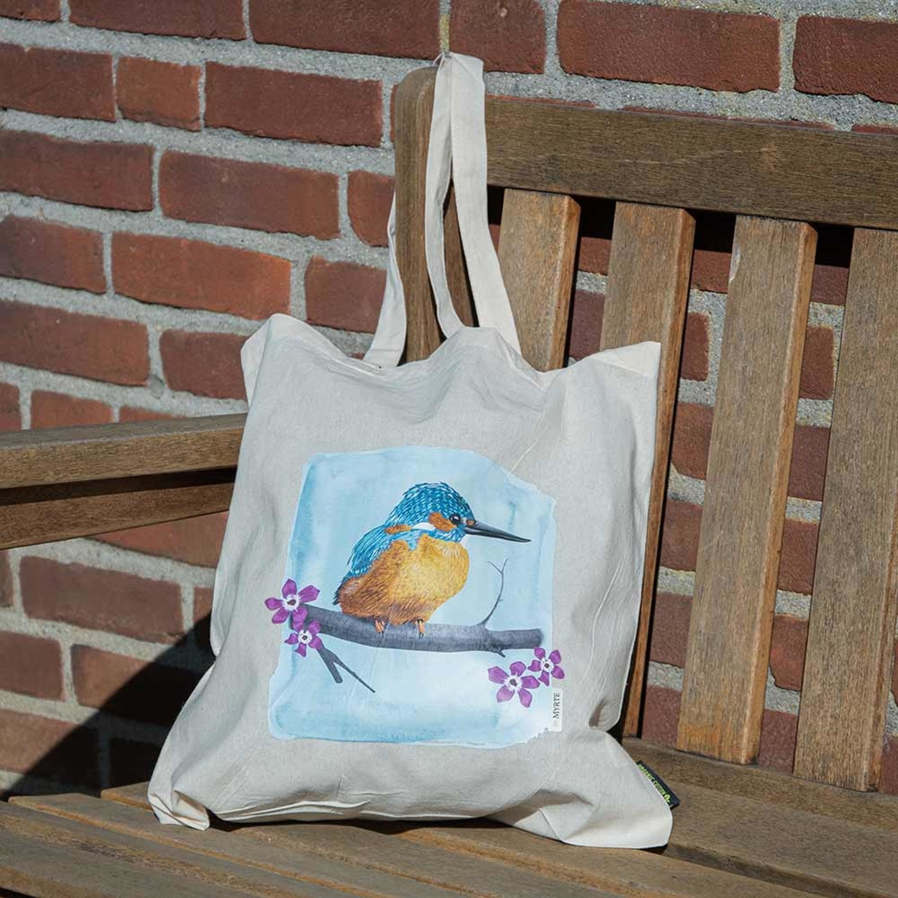 Baumwolltasche „Eisvogel“ - Myrte | CJ Wildlife