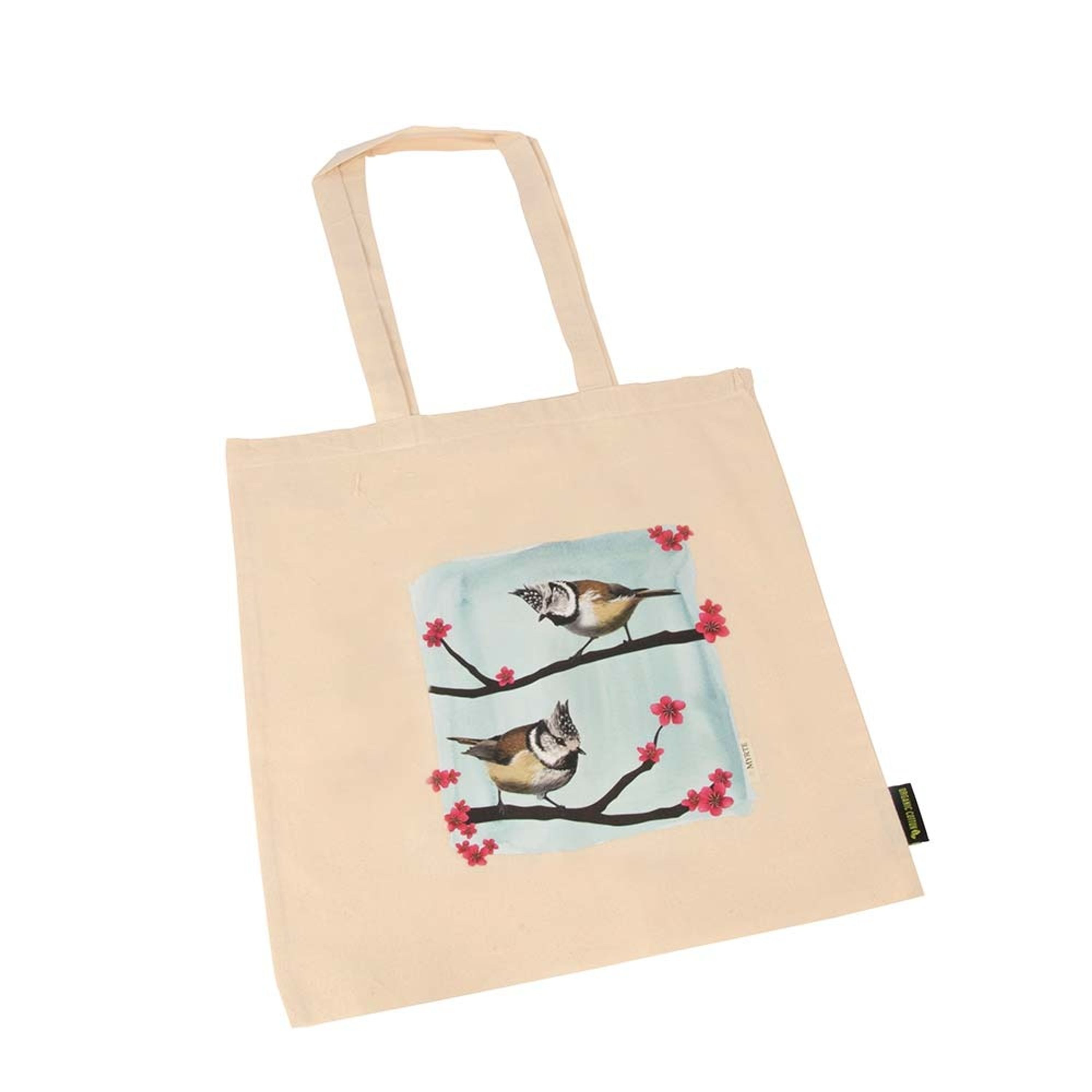 Baumwolltasche „Haubenmeise“ - Myrte | CJ Wildlife