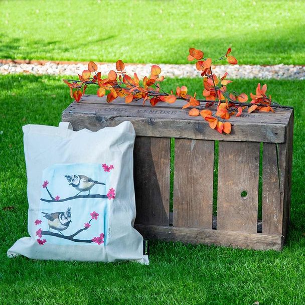 Sac en coton mésange huppée – Myrte 