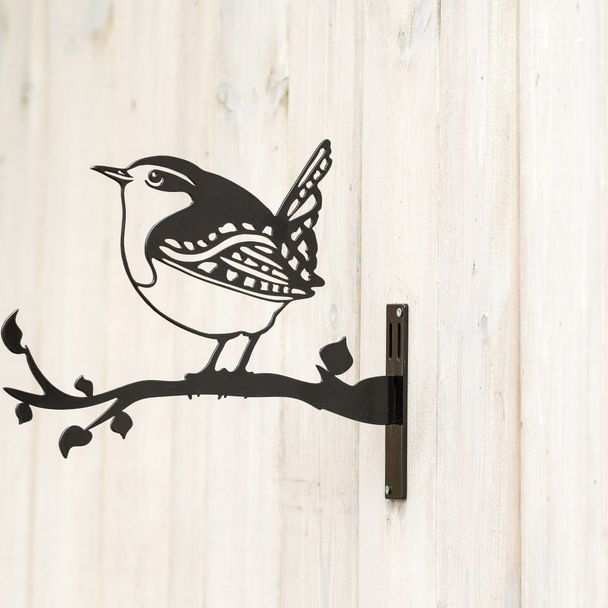 Silhouette en métal – Troglodyte mignon