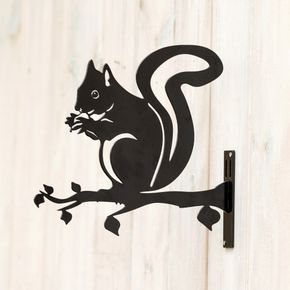 Metallsilhouette – Eichhörnchen