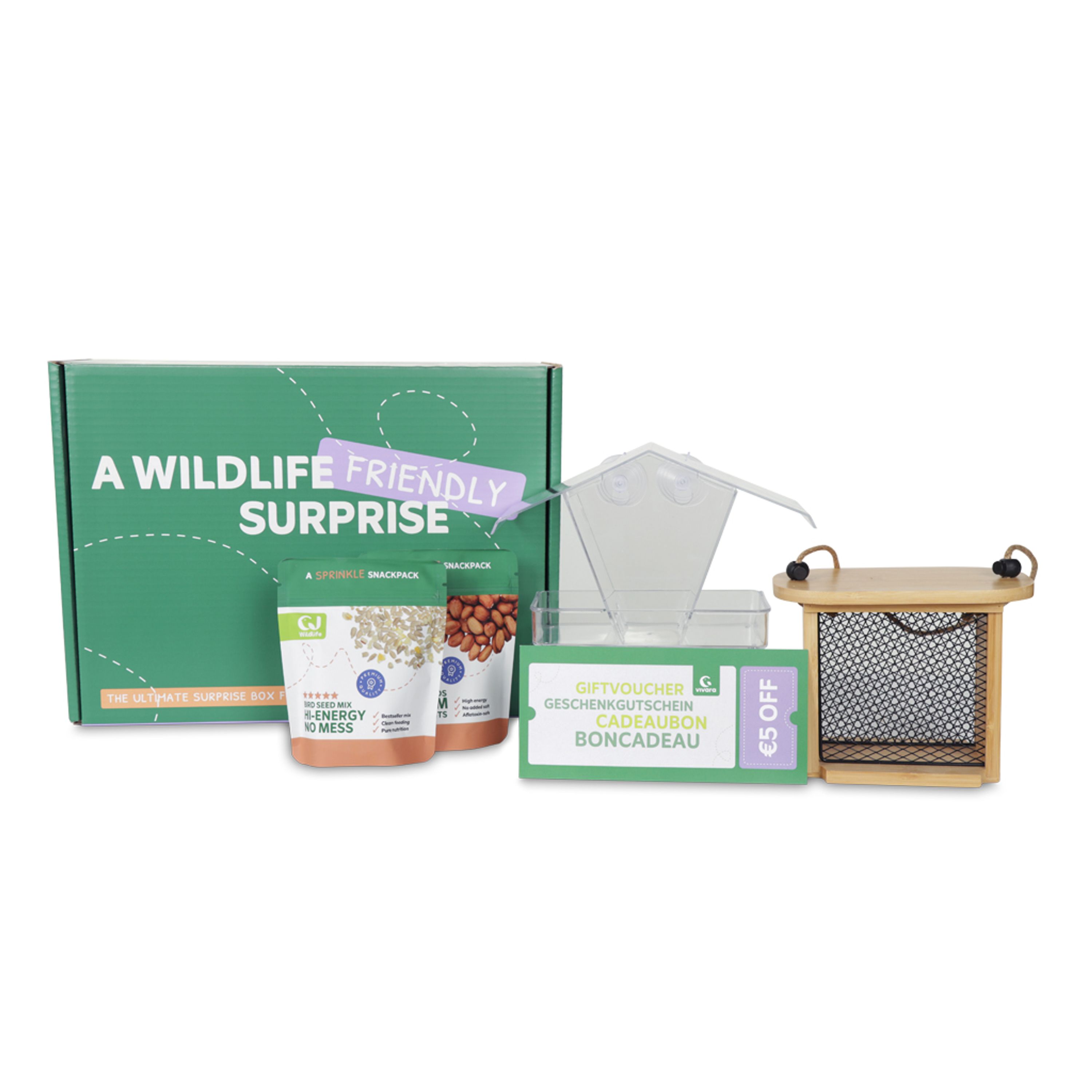 Premium Giftbox | CJ Wildlife | Vogelvoer | Partner van Vogelbescherming Nederland