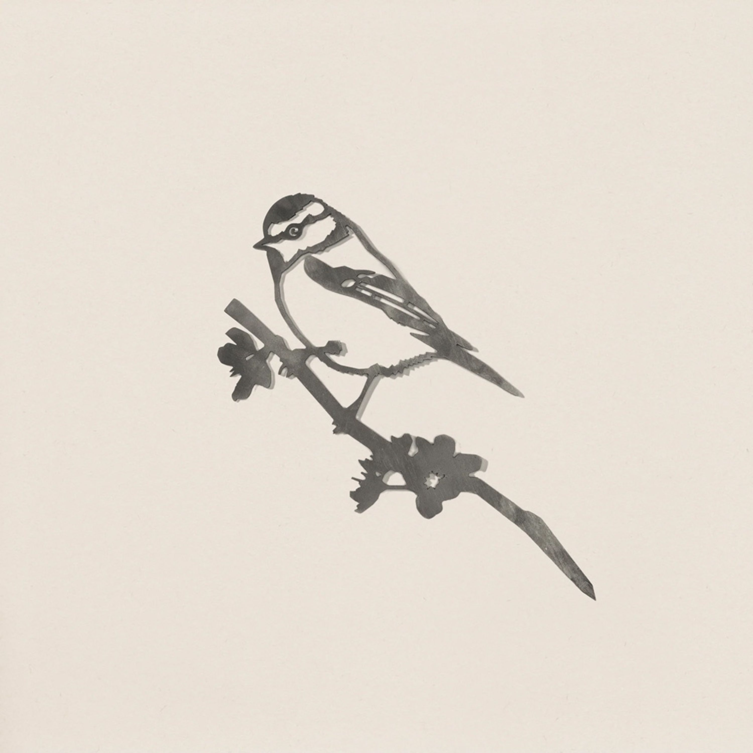 Metalbird Blaumeise aus Metall | Metalbird