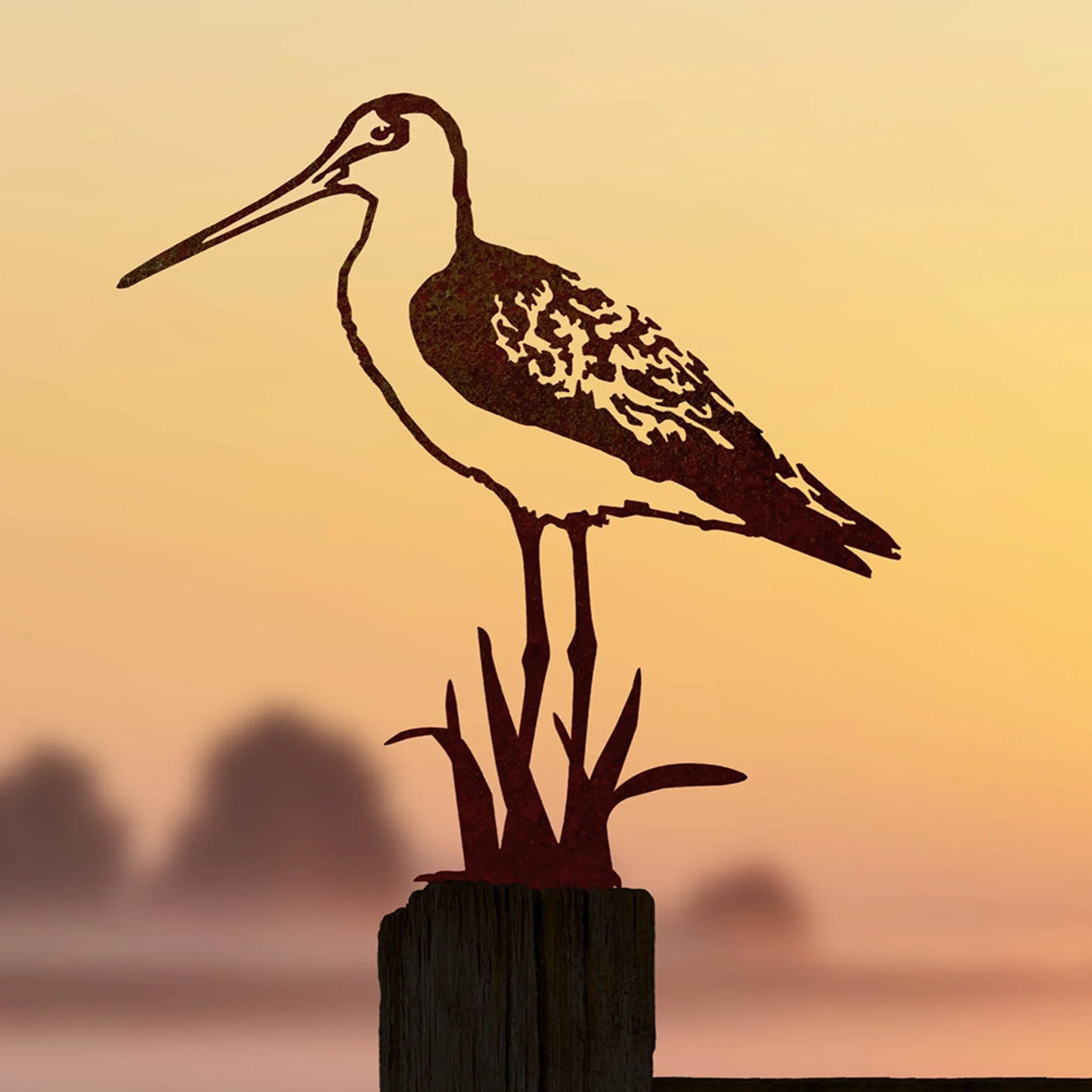 Metalbird Grutto | Vivara | Tuindecoratie | Partner van Vogelbescherming Nederland | Cadeau voor nat