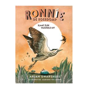 Ronnie de roerdomp slaat zijn vleugels uit