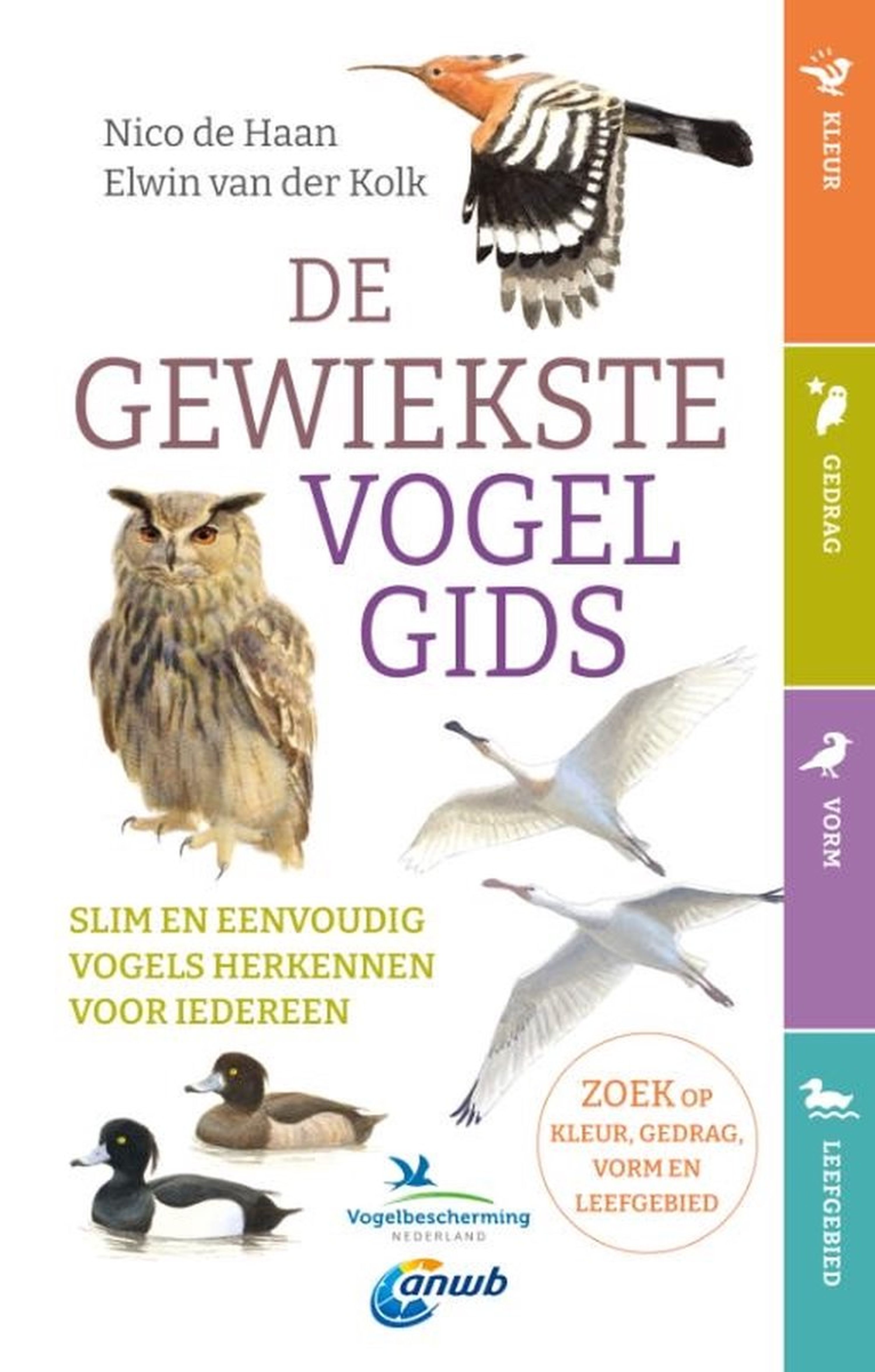 De Gewiekste Vogelgids | Vivara | Boeken | Partner van Vogelbescherming Nederland | Vogels herkennen