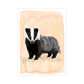 Grußkarte „Dachs“ – Myrte 