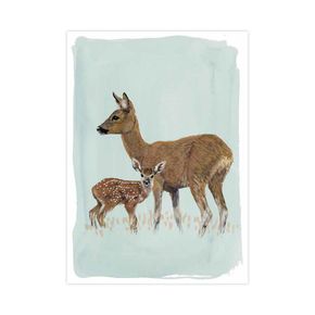 Grußkarte „Reh“ – Myrte 