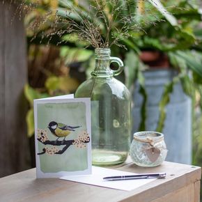 Great Tit Greeting Card by Myrte