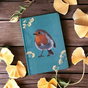 Rotkehlchen Notizbuch