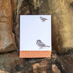 Sparrow Notepad by Elwin van der Kolk   