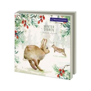 Wenskaartenset Natuurmonumenten - Winterdieren