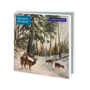 Wensenkaartenset Natuurmonumenten - Dieren in de winter