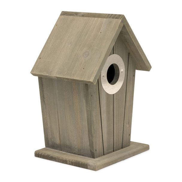 Gifts4Nature Cabin Nest Box - Grey