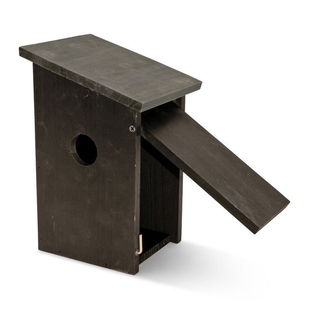 Gifts4Nature Nistkasten 32mm, schwarz/ dunkelgrau