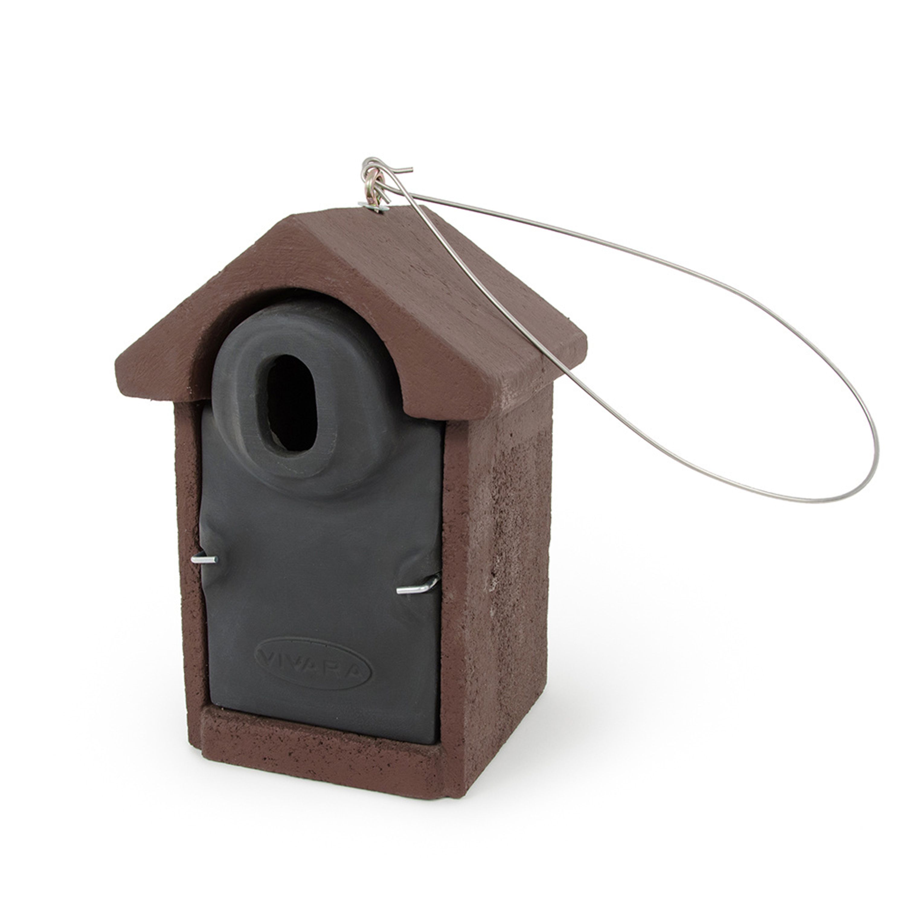 Nistkasten „Salamanca“ WoodStone, oval | Vogelhaus Holzbeton | CJ Wildlife