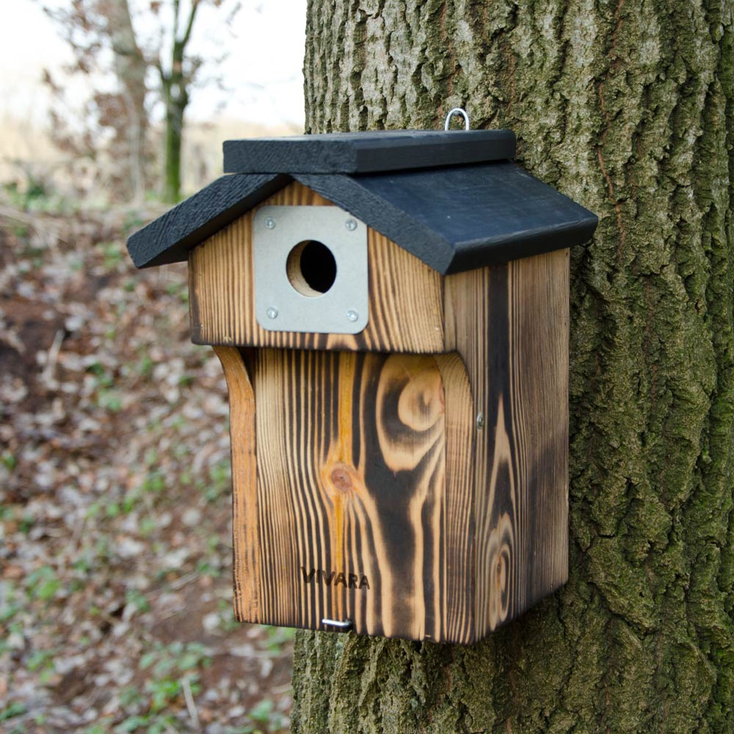 Mussennestkasten | Voor: huismus, ringmus, pimpelmees, zwarte mees, kuifmees, koolmees, boomklever, 