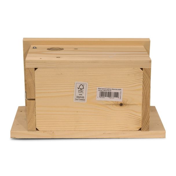 Peckish Cassetta Nido Quotidiana In Legno FSC - Proteggi Gli Uccelli Del Giardino