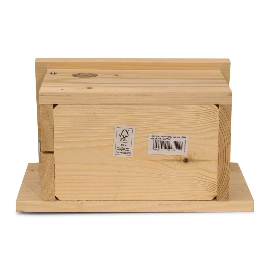Peckish Cassetta Nido Quotidiana In Legno FSC - Proteggi Gli Uccelli Del Giardino