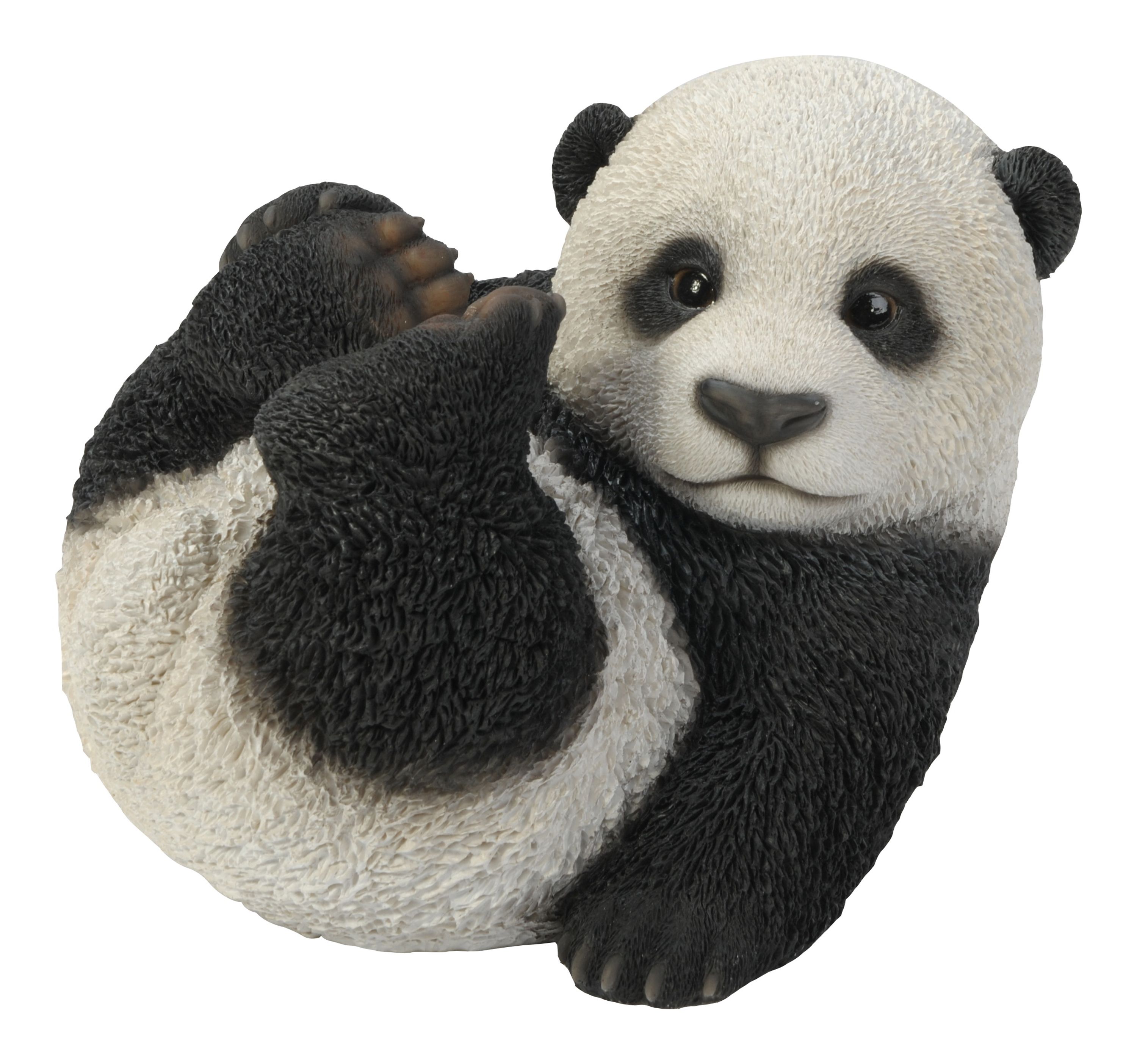 Comparer les prix de Bébé panda couché moyen (Polystone) | HotAnt