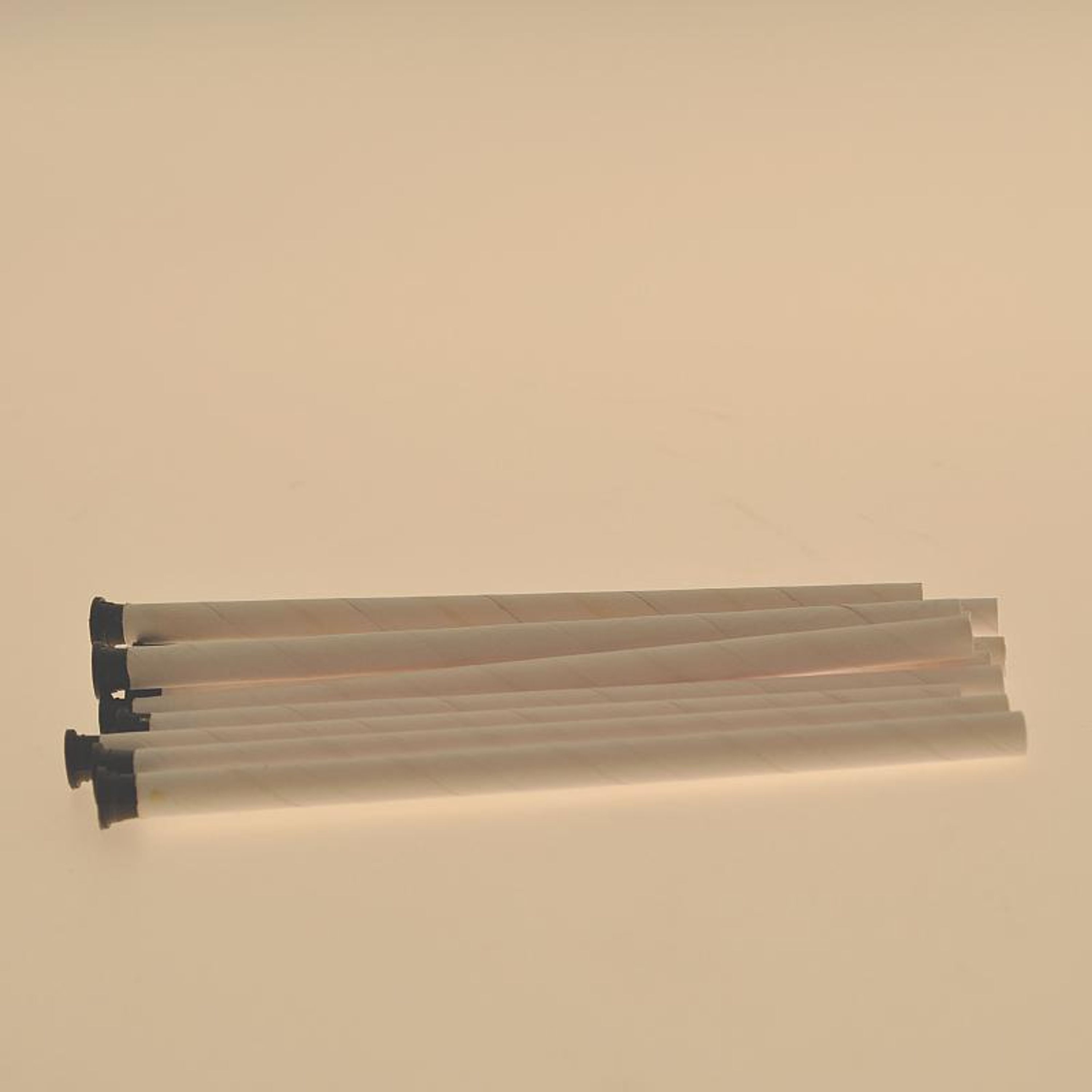 Red Mason Bee Paper Inserts with Caps - 100