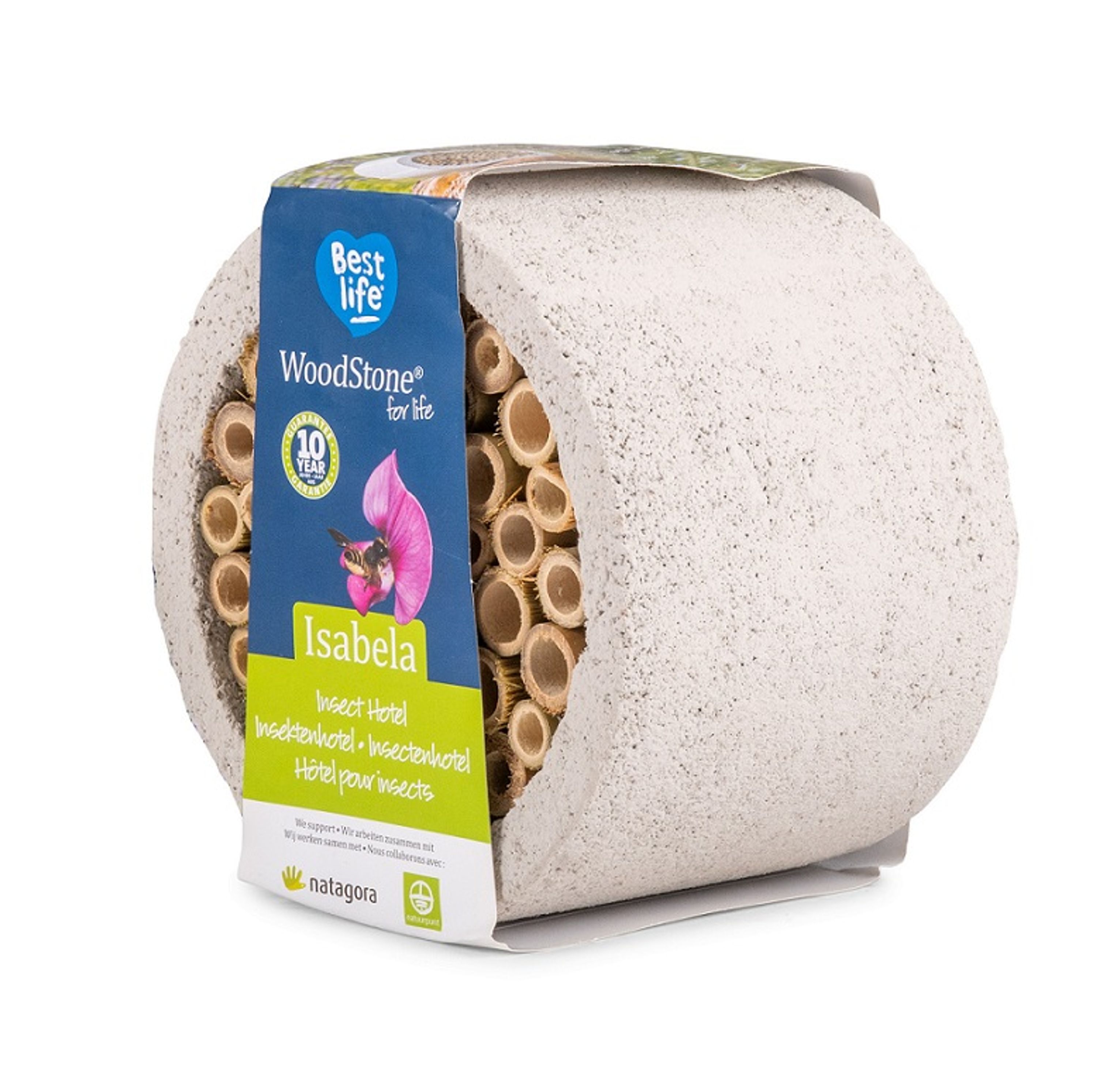 Insektenhotel WoodStone "Isabela", hellgrau | CJ Wildlife