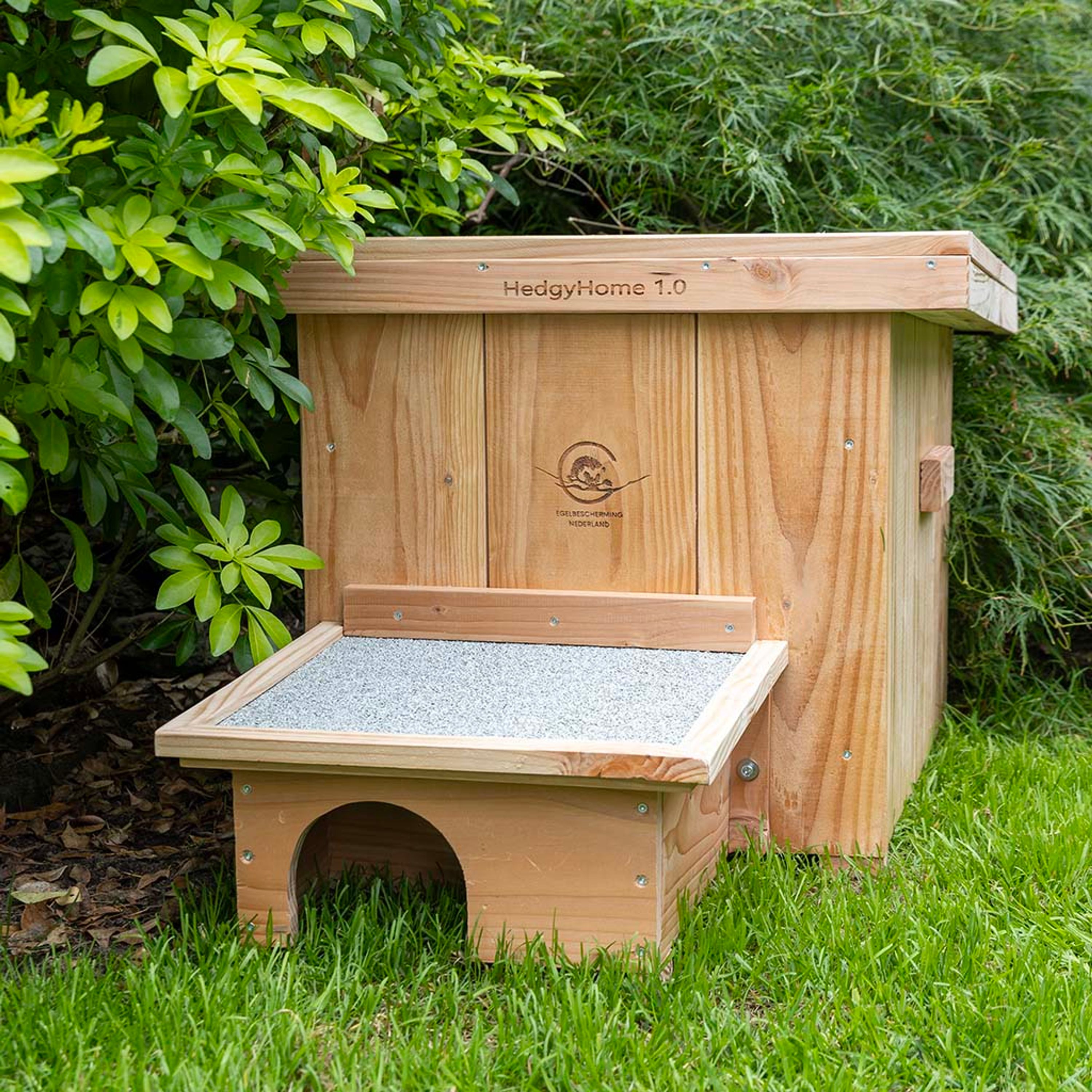 Egelbescherming HedgyHome 1.0 Egelhuis | Goedgekeurd & Egelvriendelijk | Goede ventilatie | Met de h