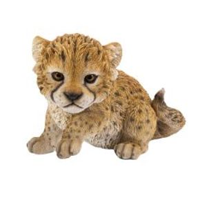 Sittande gepard (Polystone)