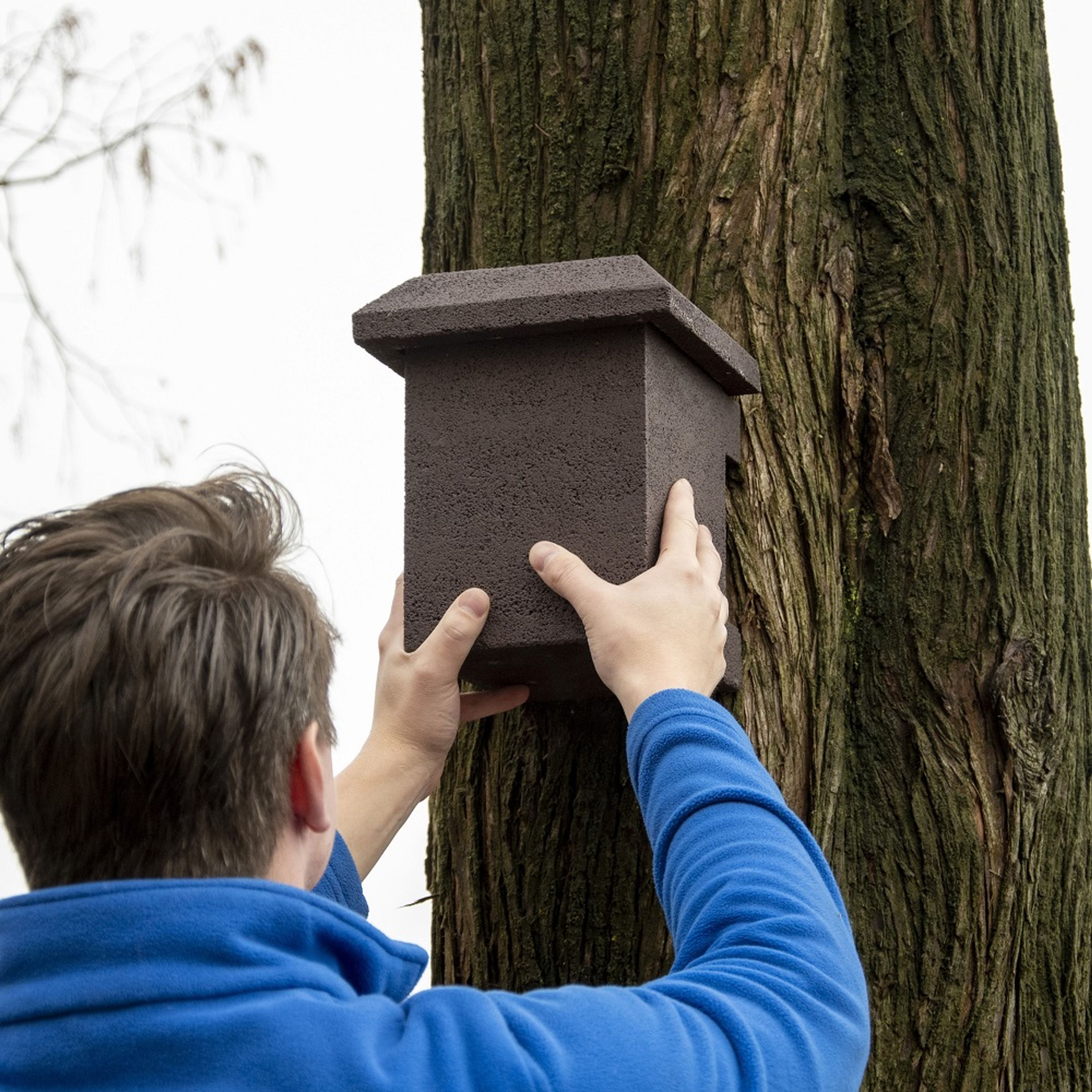Comparer les prix de Nichoir WoodStone pour loir des jardin | WoodStone® | Béton et fibres de bois | Nichoir pour loirs | Nichoirs Oiseaux | Vivara